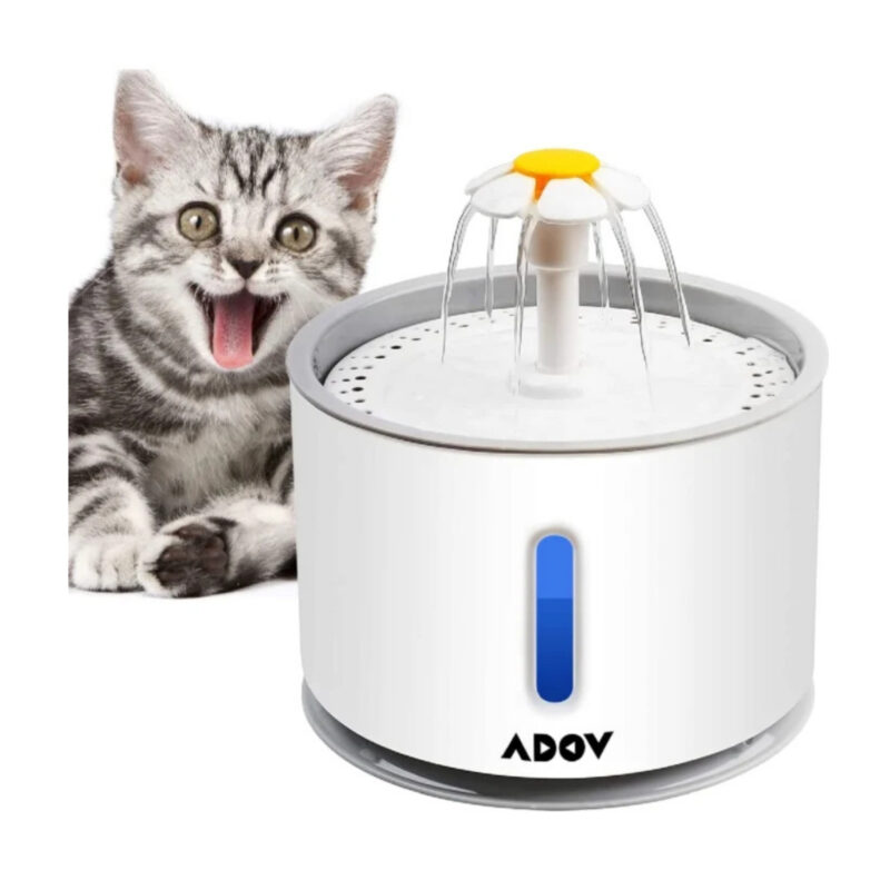 2.4L Electric Cat Water Fountain with LED