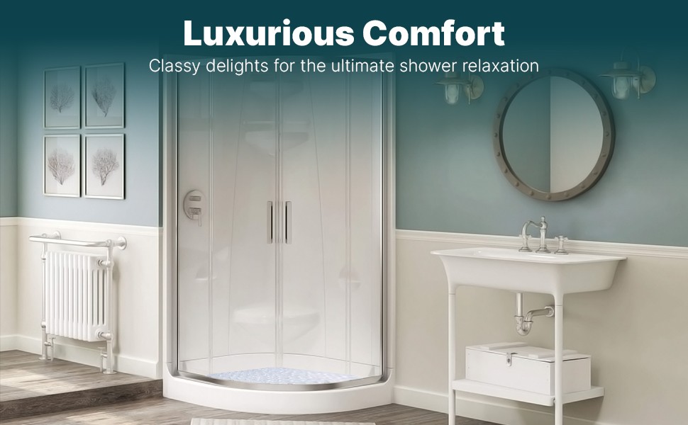 Luxurious Corner shower mat