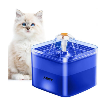 2.4L Ultra Quiet Flower Style Cat Water Fountain