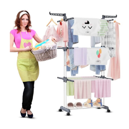 4 Tier Heavy Duty Foldable Clothes Drying Rack