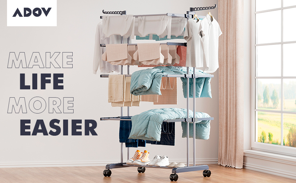 clothes hanger rack