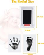 ADOV Baby Handprint and Footprint Kit with Safe Touch Inkless Pad for creating cherished keepsakes of babies and pets.