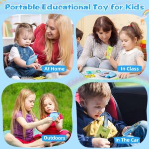 A travel-friendly educational toy for children, encouraging engagement and skill development in a fun, portable format.