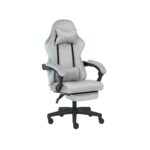 ADOV Grey Gaming Chair with Footrest