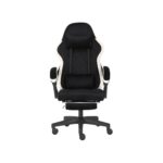 ADOV Black Gaming Chair with Footrest