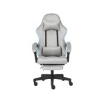 ADOV Grey Gaming Chair with Footrest