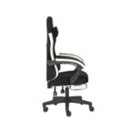 ADOV Black Gaming Chair with Footrest