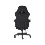 ADOV Black Gaming Chair with Footrest