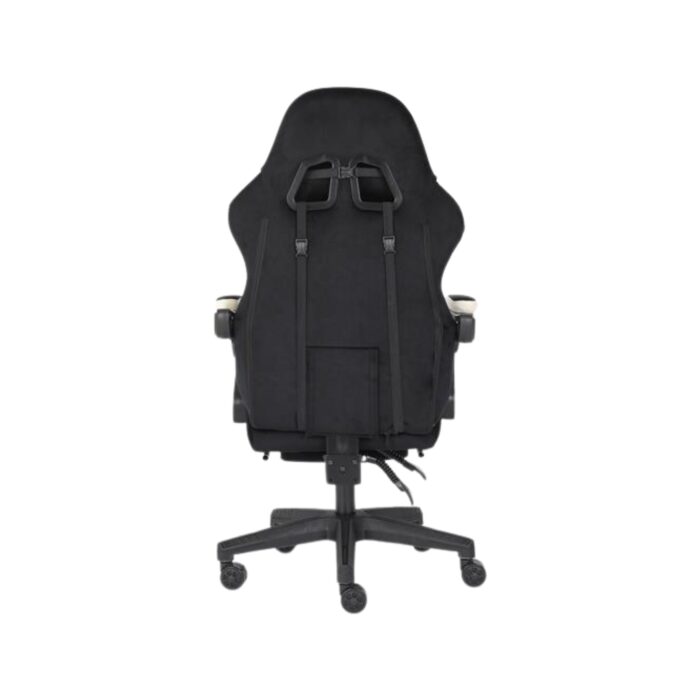 ADOV Black Gaming Chair with Footrest